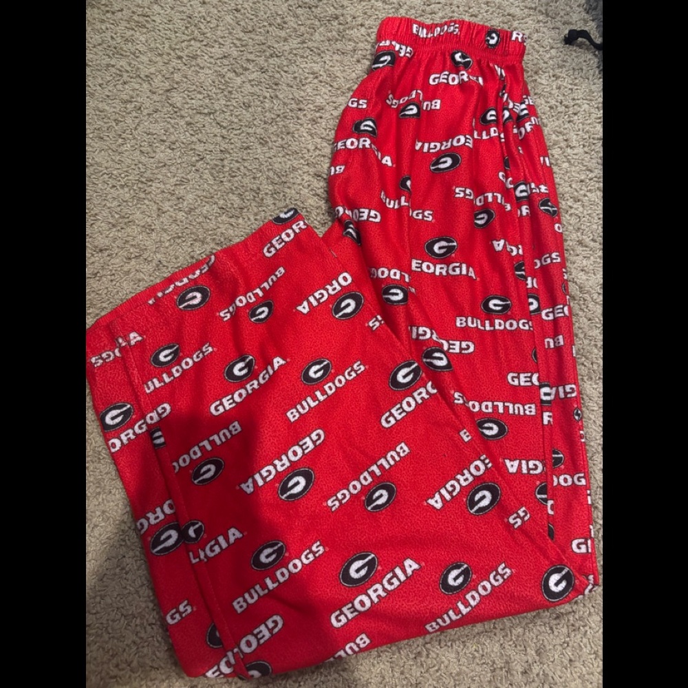 Georgia Bulldog Sleep Pants boys size xlarge 18/20
